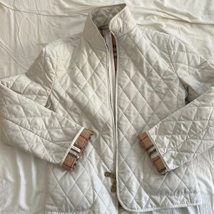 Burberry white jacket
